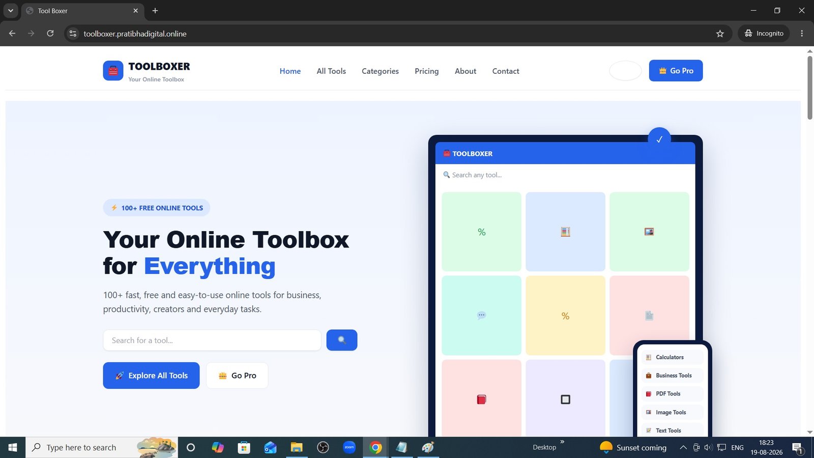 Toolboxer website